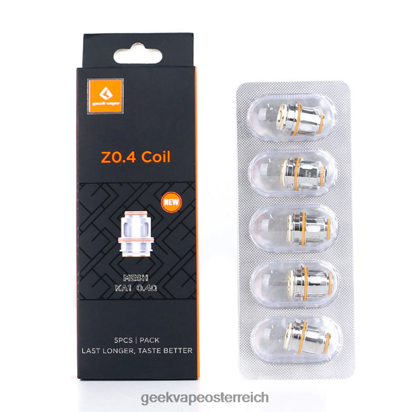 GeekVape 5 Stück/Packung Spule der Z-Serie z0,4 Ohm 6HX8NZ6 GeekVape Official Store