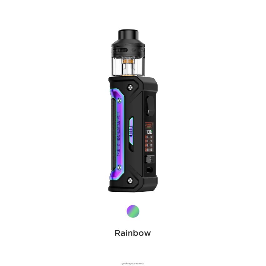 GeekVape E100i-Kit 3000 mAh Regenbogen 6HX8NZ146 GeekVape Official Store