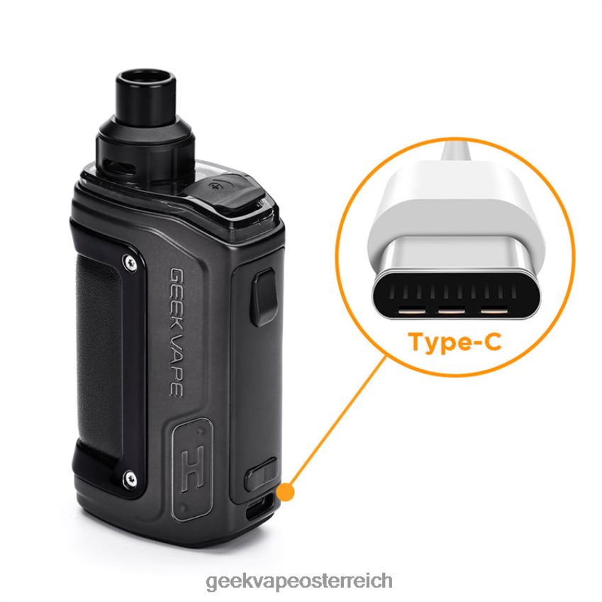 GeekVape H45 (Aegis Hero 2) Pod-Mod-Kit 1400 mAh 4 ml Blau 6HX8NZ101 GeekVape Österreich