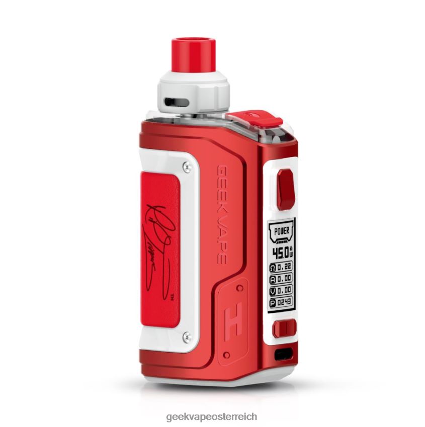 GeekVape H45 (Aegis Hero 2) Pod-Mod-Kit 1400 mAh 4 ml rte-Ausgabe (rot und weiß) 6HX8NZ98 GeekVape Kaufen