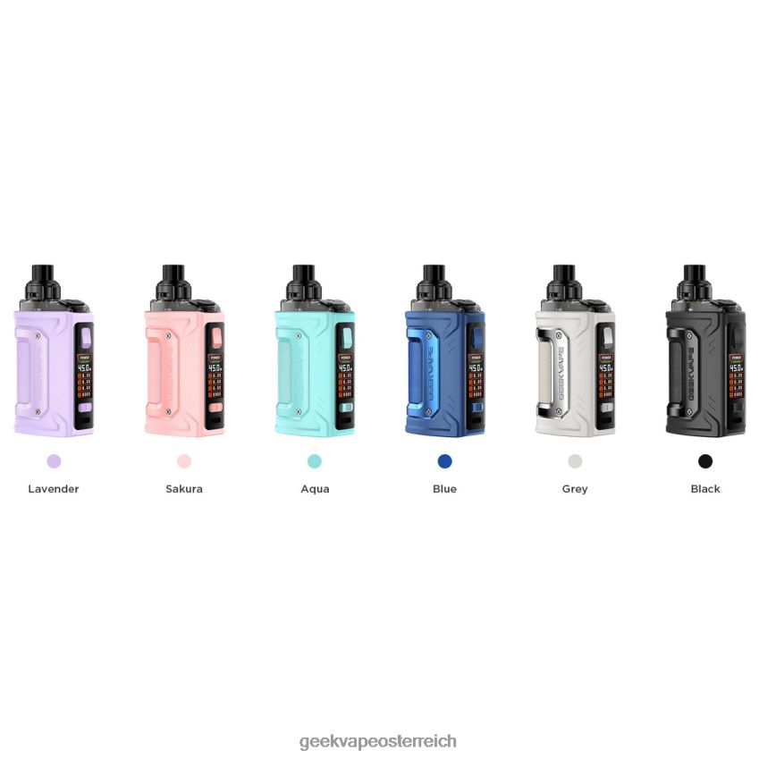 GeekVape H45 Classic (Aegis Hero 2 Classic) Pod-Kit 1400 mAh 4 ml Aqua 6HX8NZ105 GeekVape Store