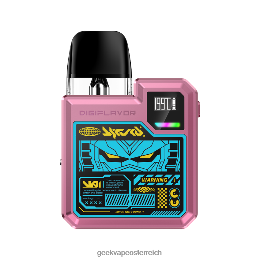 GeekVape Digiflavor Digi-Q-Kit 1000 mAh Mecha-Pink 6HX8NZ76 GeekVape Official Store