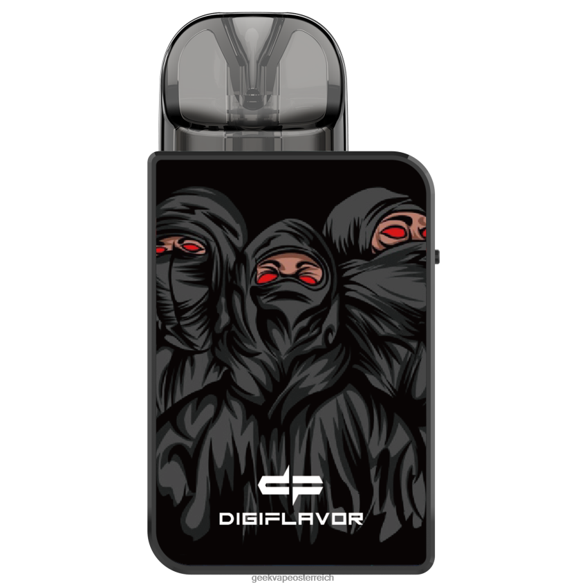 GeekVape Digiflavor U-Pod-Kit 1000 mAh Ninja dunkel 6HX8NZ69 GeekVape Clearance