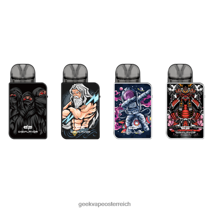 GeekVape Digiflavor U-Pod-Kit 1000 mAh Ninja dunkel 6HX8NZ69 GeekVape Clearance