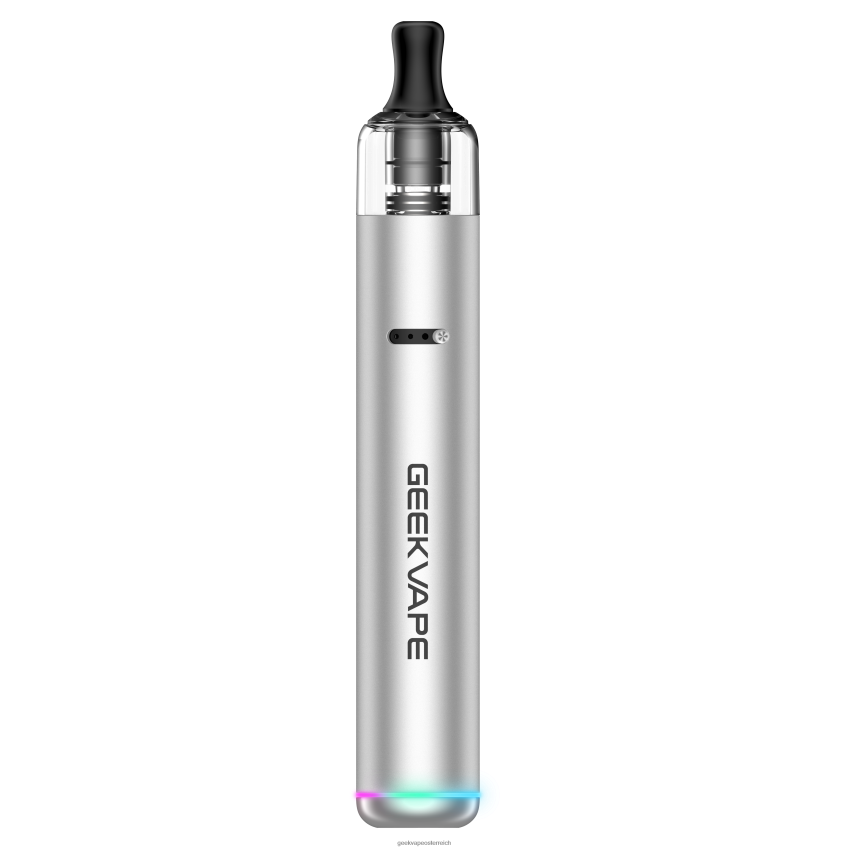 GeekVape Wenax S3 (Stylus 3) Vape Pen Kit 1100 mAh Atom Silber 6HX8NZ66 GeekVape Official Store